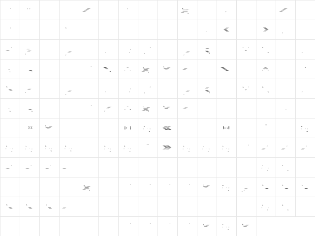 Vermin Vibes Out Of Ink Regular font glyphpreview