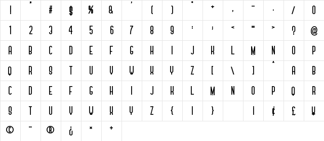 Forever Together Sans Bold font glyphpreview