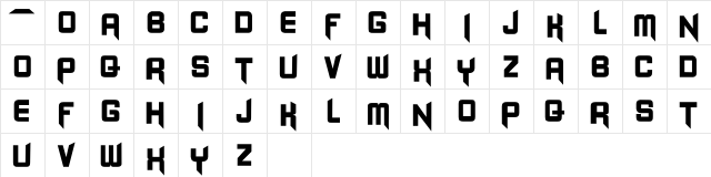 -BLANGKON- Regular font glyphpreview