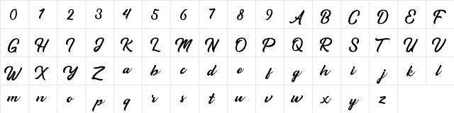 blaster Regular font glyphpreview