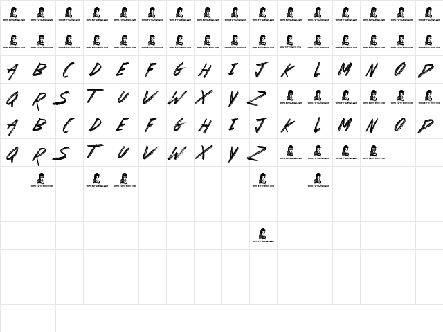 Hey Now Regular font glyphpreview