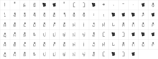 Oddessey 5000 Regular font glyphpreview