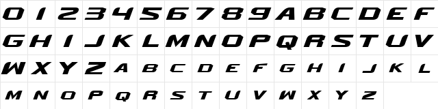 OklahomaState Regular font glyphpreview