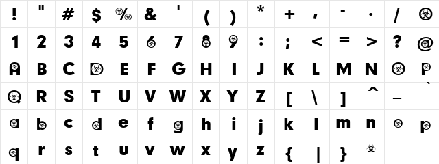 Fat Sam Regular font glyphpreview