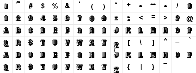 Occasion Regular font glyphpreview