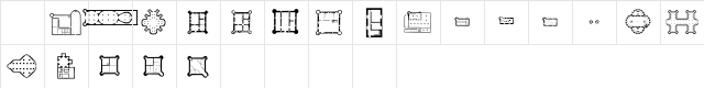 Floorplans Demo Regular font glyphpreview