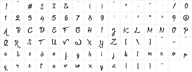 Twopath Regular Regular font glyphpreview