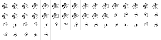 KGSTPAT2 Regular font glyphpreview