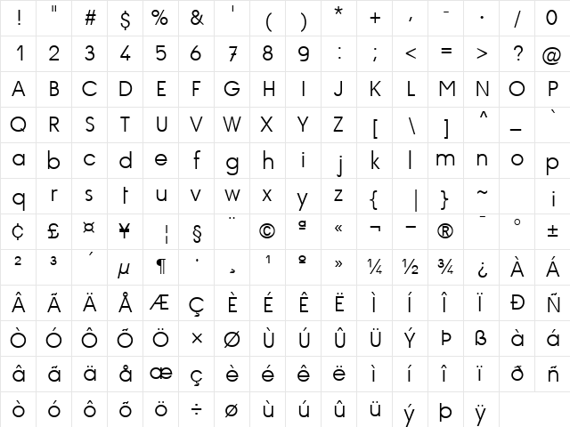 Script cole Regular font glyphpreview