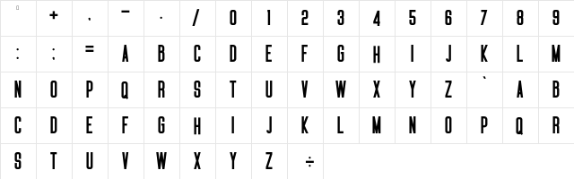 SOLUTION Regular font glyphpreview