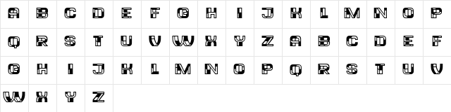 Trader Book Regular font glyphpreview