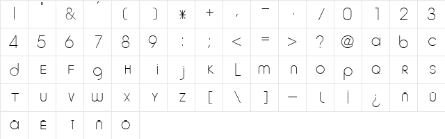 funk Normal font glyphpreview