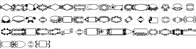 MDButton Mania Regular font glyphpreview