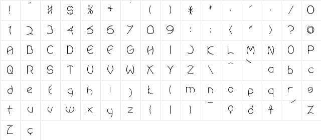Ovial Regular font glyphpreview