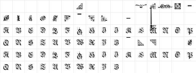 Dogly Bogly Regular font glyphpreview