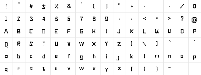 Tongkonan Regular font glyphpreview