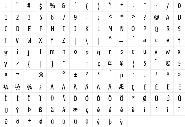 Share-Regular Regular font glyphpreview