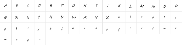 UrgentBrush Regular font glyphpreview