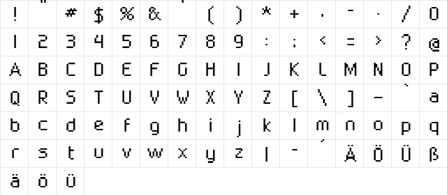 superbly_10_02 Regular font glyphpreview