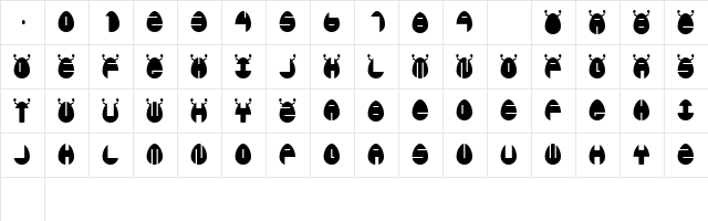 Egglien Regular font glyphpreview
