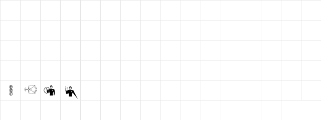 flyboy (eval) Regular font glyphpreview