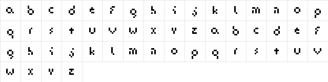 QInt Regular font glyphpreview