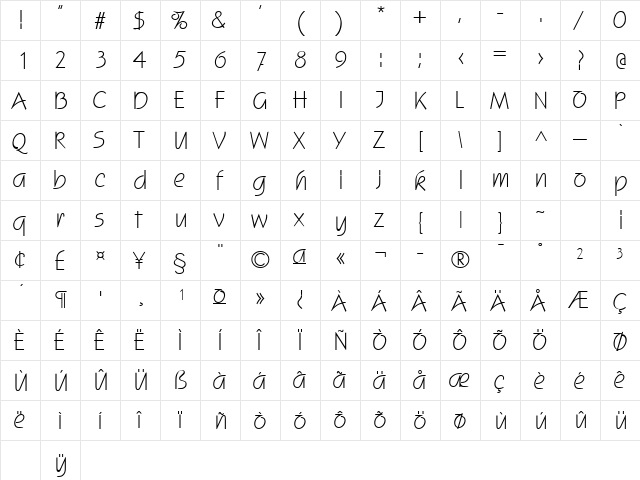 Status DB Regular font glyphpreview