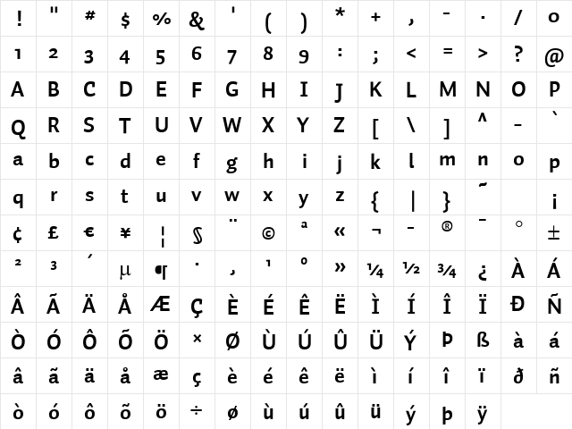 Auto 1 Bold font glyphpreview