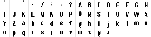 elma 03 Regular font glyphpreview