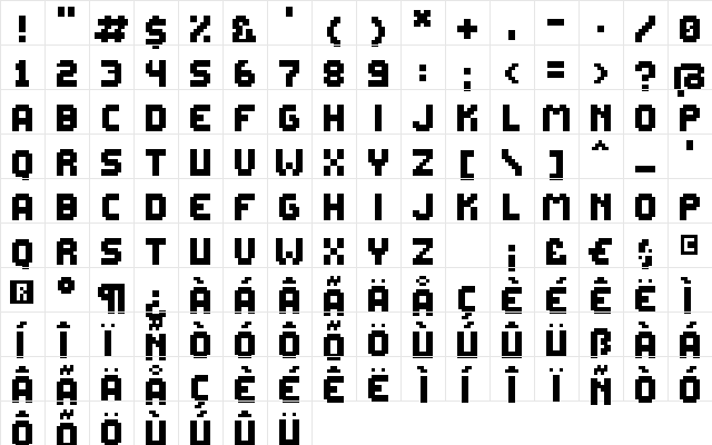 Meo-00 Regular font glyphpreview