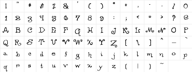 Filmfare Awards Regular font glyphpreview