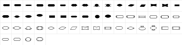 SC Buttons Regular font glyphpreview