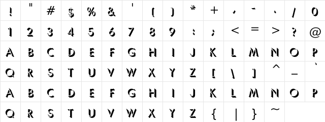Ciriscuro Regular font glyphpreview