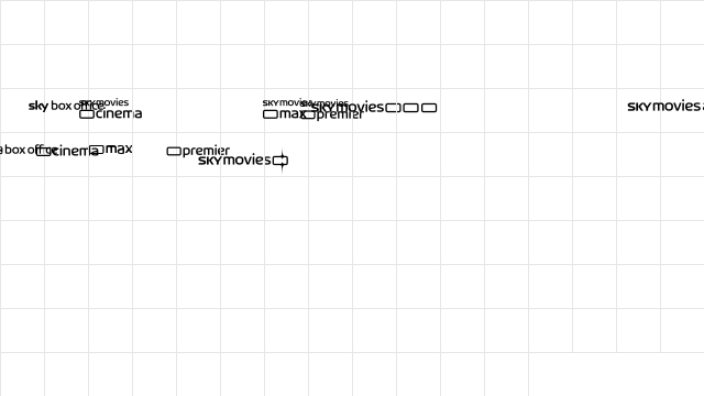 SKYfontmovies Regular font glyphpreview