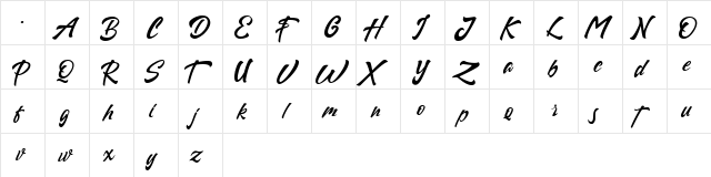 Sapous Regular font glyphpreview