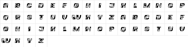 Trader Book Italic font glyphpreview