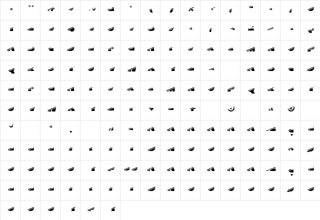 Xylitol Stripe font glyphpreview