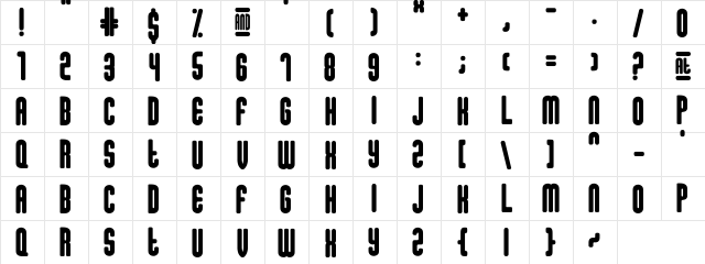 sugar regular font glyphpreview