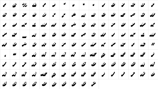 PT Perspective Normal font glyphpreview