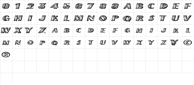 FZ UNIQUE 2 EX Heavy font glyphpreview