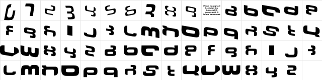 Euroor Regular font glyphpreview