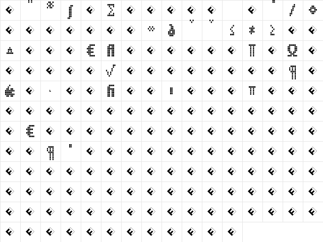 CallFiveS-RegularExp Regular font glyphpreview