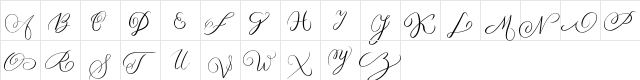 MONOGRAM F Regular font glyphpreview