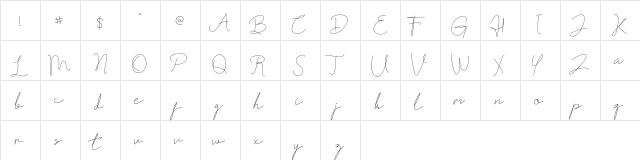 Fribourg Regular font glyphpreview