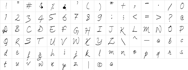 Ananda Hastakchyar Regular font glyphpreview