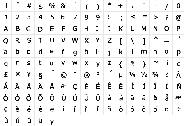 Xmas Year Zero Regular font glyphpreview