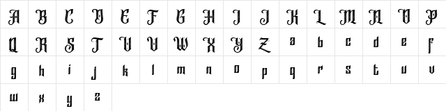 Fire Flight FREE Regular font glyphpreview