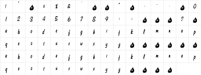 Socks Regular font glyphpreview