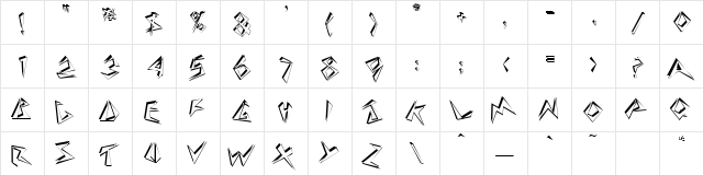 Shamara Normal font glyphpreview