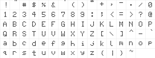 Erbos Draco 1st Open NBP Regular font glyphpreview